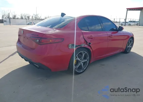 2019 Alfa Romeo Giulia Ti Sport Awd z USA, uszkodzony, nr VIN ZARFANBN0K7620800